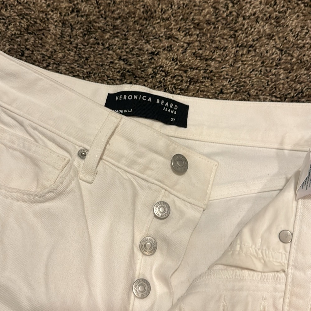 Veronica beard white jean - Picture 5 of 12